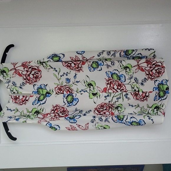 daniel rainn floral sleeveless top - Picture 8 of 13